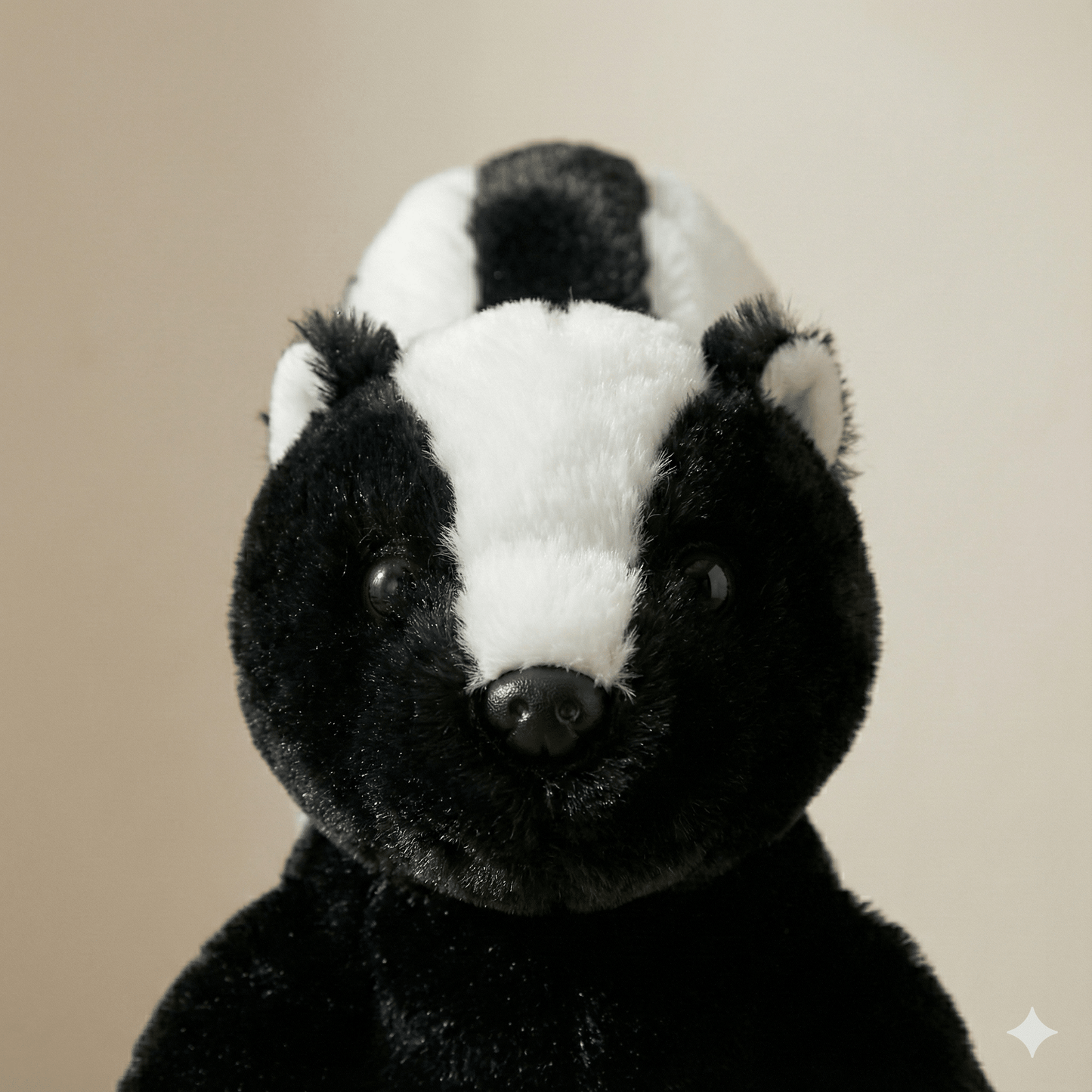 Stuffing-Free Skunk Headshot (Dog Toy)
