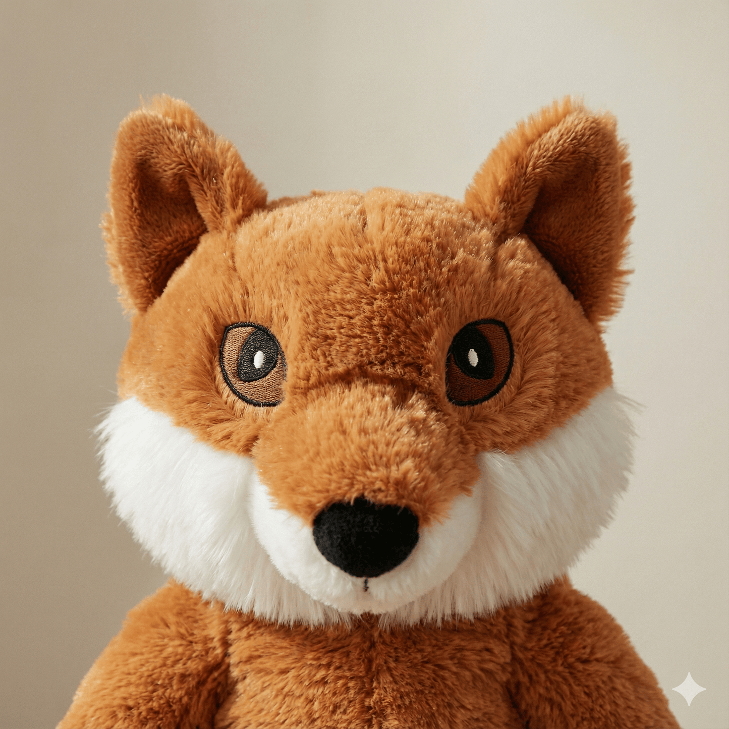 Stuffing-Free Fox Headshot (Dog Toy)